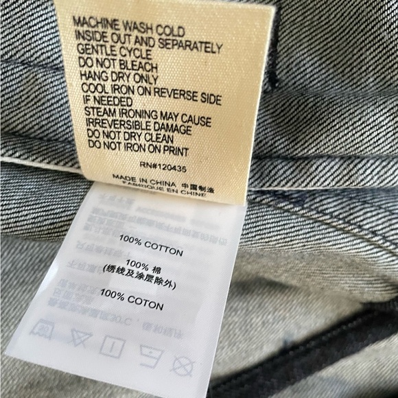 Evisu Komainu Denim Kimono NWOT - Picture 8 of 13